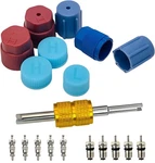 Votnmic Air Conditioning Valve Core Kit,cap & 19PCS Ac. Fixed Price $8.26.