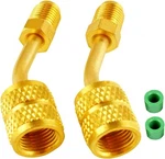 Wadoy R410A Adapter For Mini Split Hvac System 5/16" Female Quick 145 , Gold. Fixed Price $11.34.