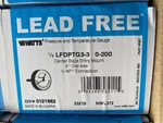 Watts 1/2 LFDPTG3-3 0-200PSI Temperature And Pressure Gauge (new). Fixed Price $39.99.