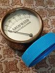 Arco Wand Brass Antique Vacuum Steam Gauge, American 2.5 In. Fixed Price $18.00.