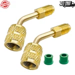 R410A Adapter For Mini Split System, 5/16 Inch Sae Female Quick Couplers To 1/4. Fixed Price $10.79.