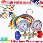 Hvac Diagnostic Service Manifold Gauges Set W/3 Color Hoses Refrigeration Kit. Fixed Price $31.93.