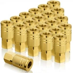 20 Pcs 1/4 Inch Hose Fittings Npt Female Industrial Coupler Repair Kit. Fixed Price $56.29.