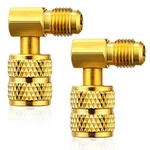 2 Pcs R410A Adapter For Mini Split Charging Vacuum Port With Thimble .... Fixed Price $14.31.