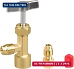 Ihotder R134A Can Tap,puncture Style Refrigerant Valve With Ada. Fixed Price $10.53.