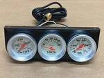 Equus 1-1/2" Gauge Set 8000 Series Water Temp, Volt, Oil Pressure (8100) New. Fixed Price $82.00.