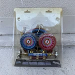 Bestech Deluxe Manifold Gauge Set R-134A 2 Valves Blue Red Yellow Hoses. Fixed Price $100.00.