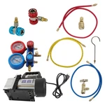 Manifold Gauge Set Combo Cfm Air Vacuum Pump HVAC+R134A Kit A/c. Fixed Price $197.99.