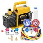 Favorcool 3.6CFM 1/4HP Vacuum Pump + Manifold Gauge Set Combo R410A R22. Fixed Price $169.99.