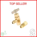 Aupoko R134A Self-sealing Can Tap With Tank Adapter, 1/2 Acme To 1/4". Fixed Price $16.00.