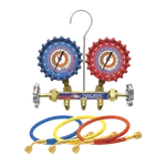 Uniweld QS4L5H 2 Valve Aluminum Manifold With 3-1/8IN Npf Gauges. Fixed Price $98.69.