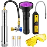 A/c Leak Detector Kit, Uv Oil Dye Injector With Adjustable Coupler And Oi.... Fixed Price $79.31.
